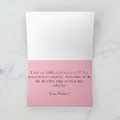 Joyeux 70e anniversaire Rose Carte photo (Intérieur)