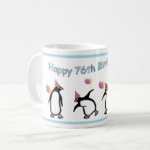 Joyeux 76ème anniversaire Mug (Devant gauche)