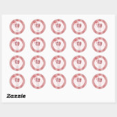 Joyeux 7e anniversaire pour filles, autocollants d (Feuille)
