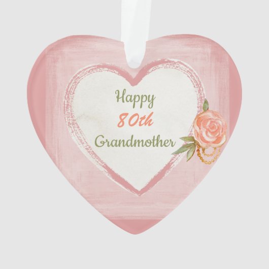 Joyeux 80e anniversaire grand-mère (dos)