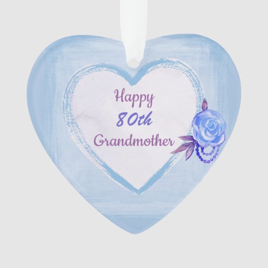 Joyeux 80e anniversaire grand-mère (devant)