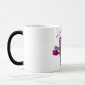 Joyeux 80e anniversaire Nanna. Mugs Floraux spécia (Gauche)