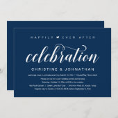 Joyeux À Jamais, Faire-Part de Mariage Fuite en Am (Devant / Derrière)