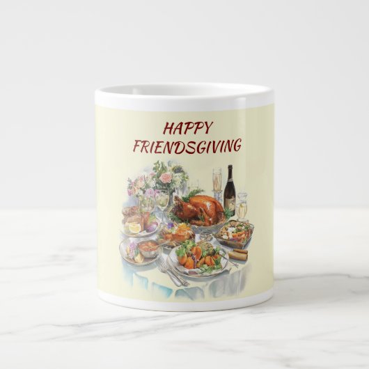 Joyeux Action d'amitié | Thanksgiving Mug (Devant)