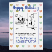 Joyeux administrateur d'anniversaire