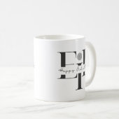 Joyeux Aïd Moubarak Mug de monogramme islamique (Devant droit)