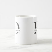 Joyeux Aïd Moubarak Mug de monogramme islamique (Centre)