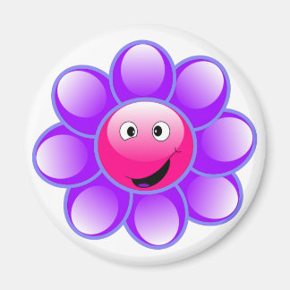 Joyeux aimant à fleur de visage