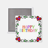 Joyeux Aimant Anniversaire (Recto/Verso)