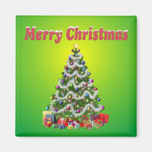 Joyeux Aimant Arbre de Noël (Devant)