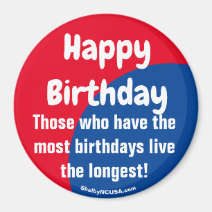 Joyeux aimant d'anniversaire