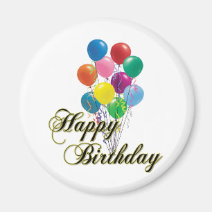 Joyeux Aimant d'anniversaire - D4