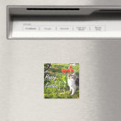 Joyeux aimant de chat de Pâques (In Situ (Lave-vaisselle))