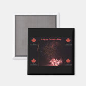 Joyeux aimant de la fête du Canada (Recto/Verso)