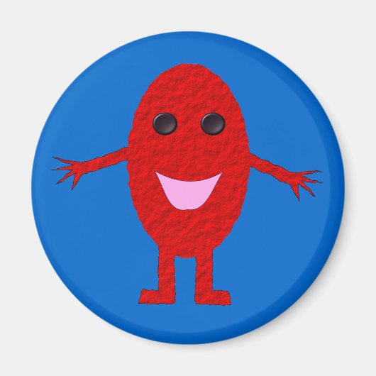 Joyeux aimant de raisin rouge (Devant)