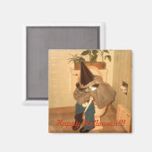 Joyeux aimant d'Halloween (Recto/Verso)