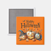 Joyeux aimant d'Halloween (Recto/Verso)