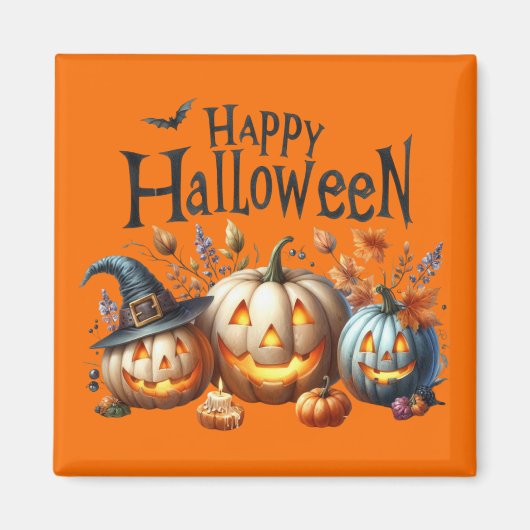 Joyeux aimant d'Halloween (Devant)