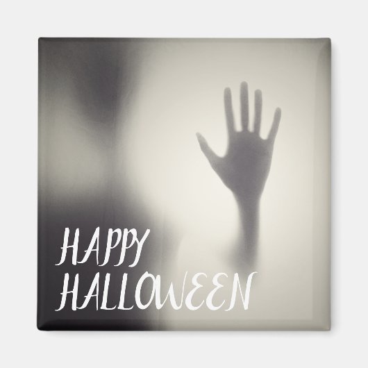 Joyeux Aimant Halloween à la main effrayant frigo (Devant)