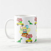 Joyeux Alligator de Mug Anniversaire (Gauche)