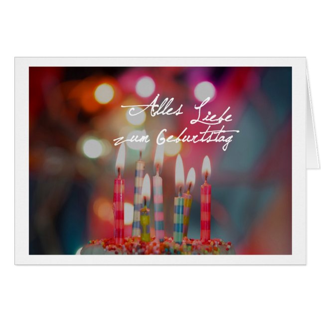 Joyeux anniversaire (Devant horizontal)