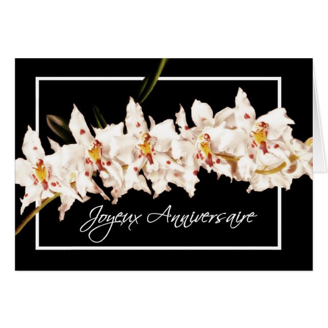 joyeux anniversaire (Voorkant Horizontaal)