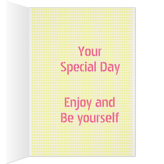 JOYEUX anniversaire (Intérieur (Droit))