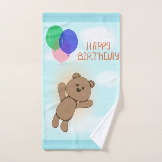 Joyeux anniversaire (Serviette à main)