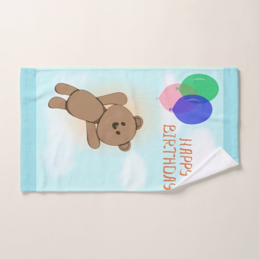 Joyeux anniversaire (Serviette à main)