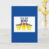 Joyeux Anniversaire 100 Carte chrétienne (Fleur jaune)