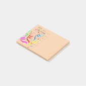 Joyeux anniversaire 2022 Janvier Post-it Notes (Incliné)