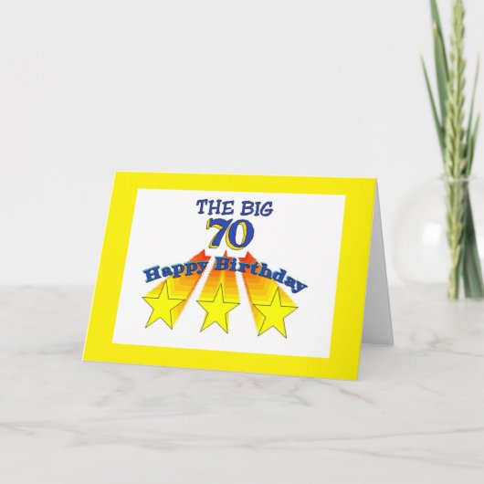 Joyeux anniversaire 70 Carte chrétienne (Devant)