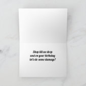 JOYEUX ANNIVERSAIRE À **MA CARTE COMMERCIALE PRÉFÉ (Intérieur)