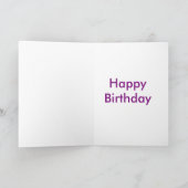 Joyeux anniversaire à ma carte de Bae (Intérieur)