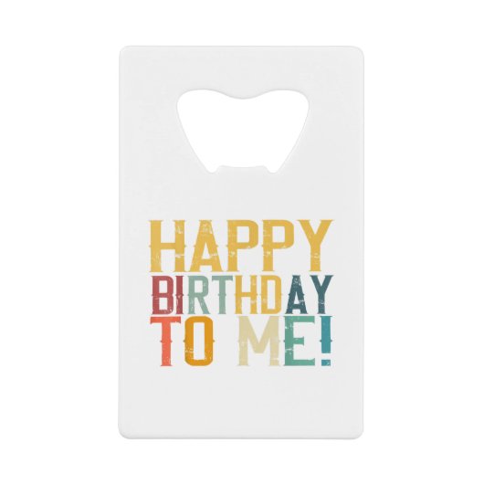 Joyeux anniversaire à moi fête d'anniversaire (Devant)