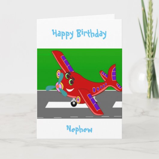 JOYEUX ANNIVERSAIRE À NOTRE ***NEPHEW*** CARTE D'A (Devant)