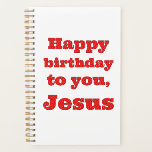 Joyeux anniversaire à toi, Jésus, cadeau de Noël