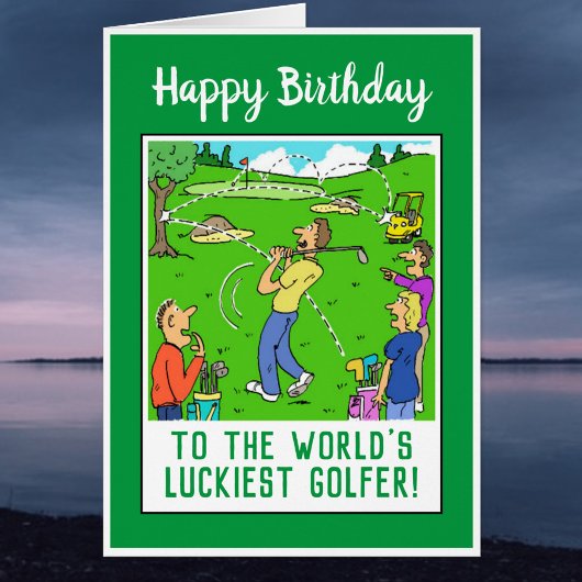 Joyeux Anniversaire à un Golfeur Drôle