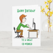 JOYEUX ANNIVERSAIRE à une "GRANDE CARTE DE COLLABO (Fleur jaune)