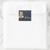 Joyeux anniversaire à vous autocollant (Sac)