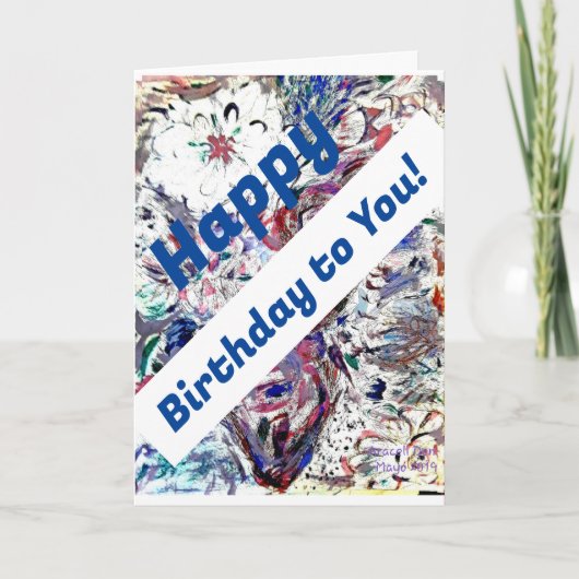 Joyeux anniversaire à vous ! Carte (Devant)