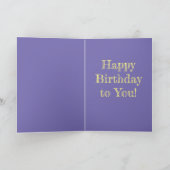 Joyeux anniversaire à vous ! Carte (Intérieur)