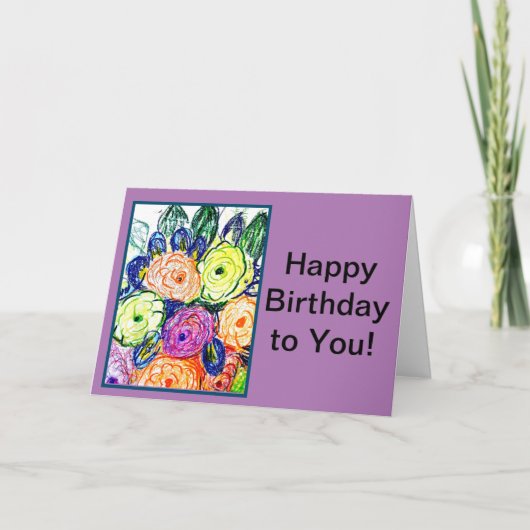 Joyeux anniversaire à vous ! Carte (Devant)
