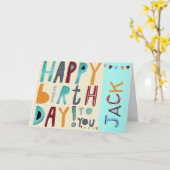 Joyeux anniversaire à vous Carte - Fille ou garçon (Fleur jaune)