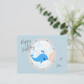 Joyeux anniversaire à vous - carte postale (Debout devant)