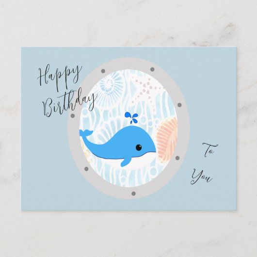 Joyeux anniversaire à vous - carte postale (Devant)