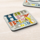 Joyeux anniversaire à vous - Dessous de verre (Côté gauche)