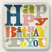 Joyeux anniversaire à vous - Dessous de verre (Devant)