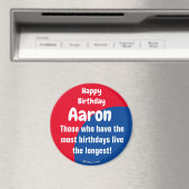 Joyeux anniversaire Aaron Magnet (In Situ (Lave-vaisselle))