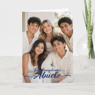 Joyeux Anniversaire Abuelo Carte d'anniversaire Es